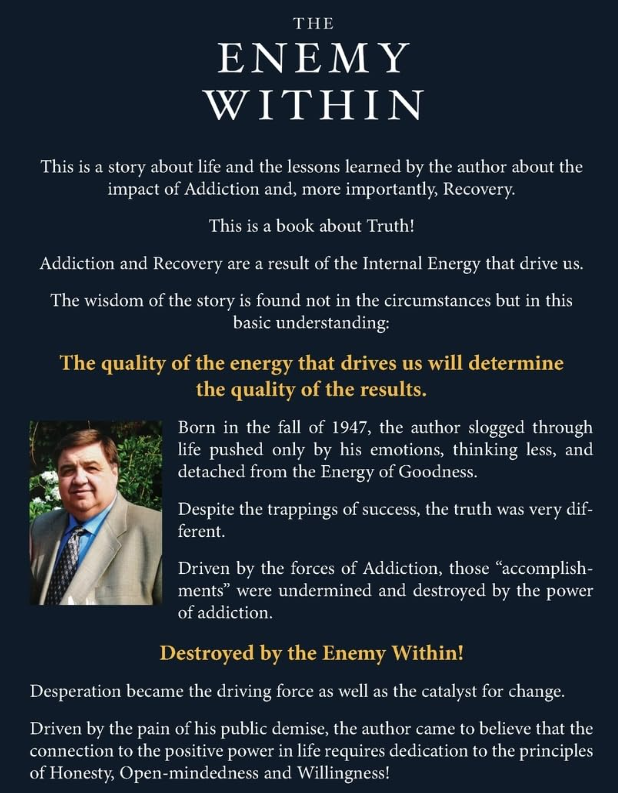The Enemy Within - Back Cover